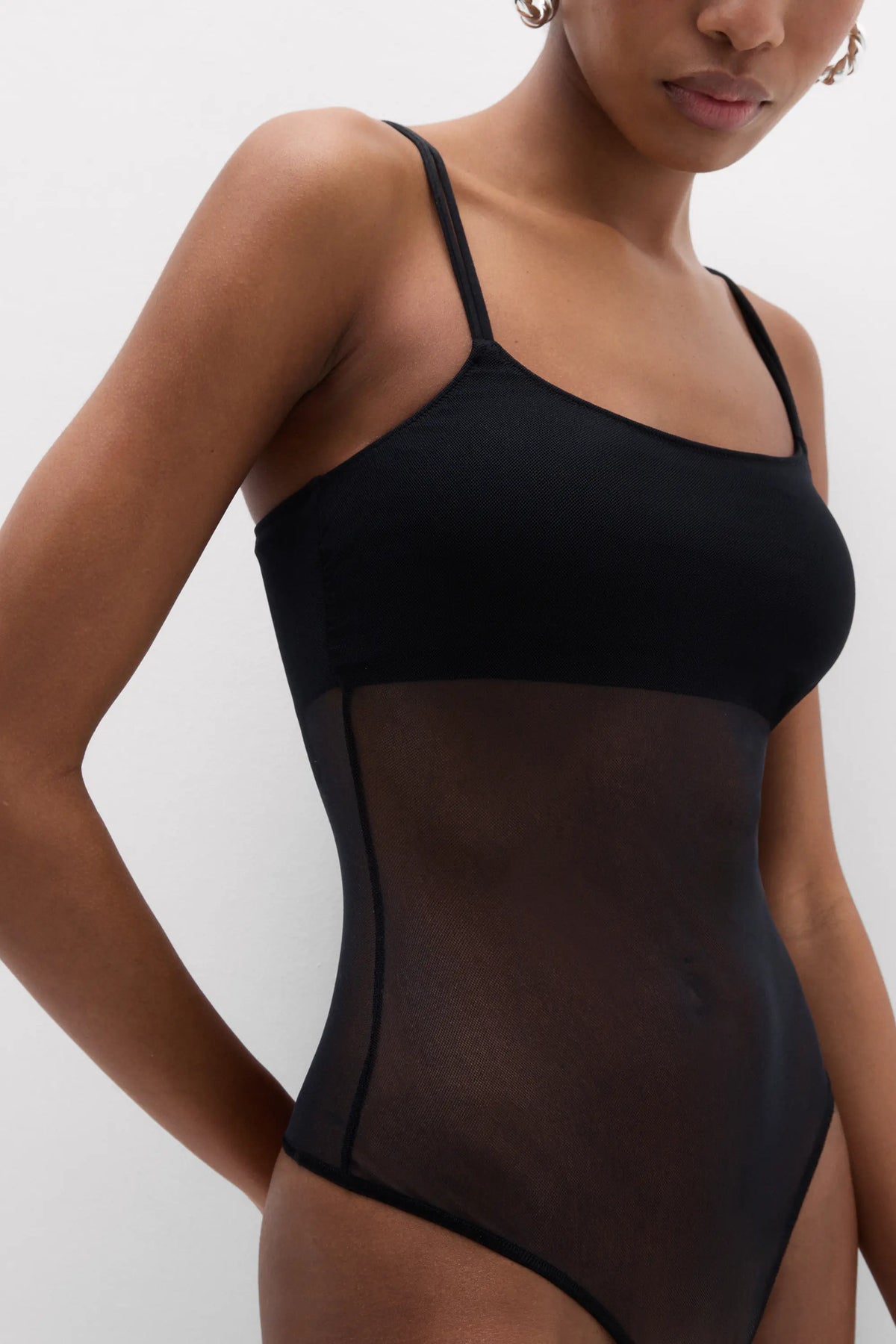Tulle Cami Bodysuit
