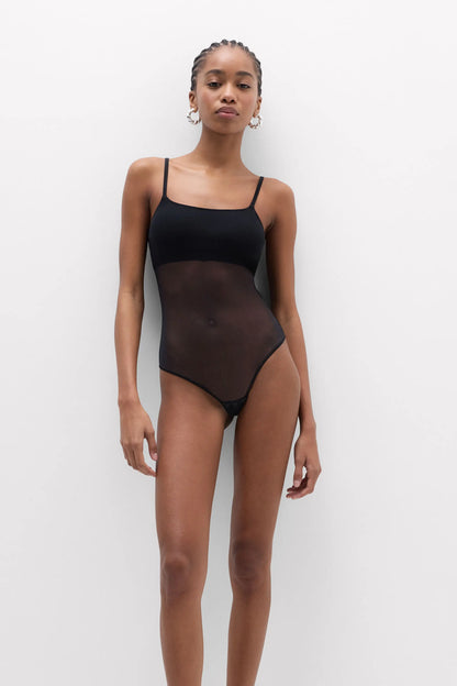 Tulle Cami Bodysuit