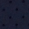 Bateau Neck Top in Ultralight with Cashmere with Flocked Dots