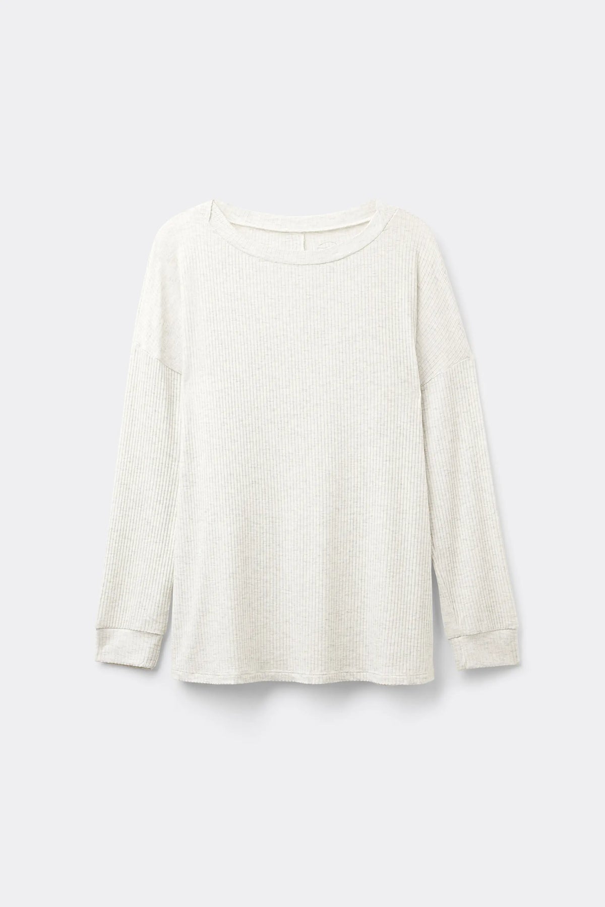 Comfort Chic Bateau Neck Long Sleeve Modal Top