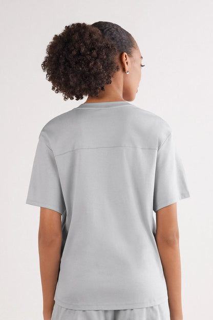 Elevated Cotton Short Sleeve Top