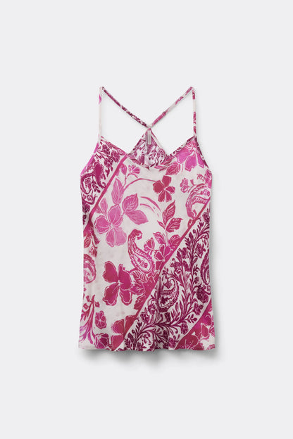 Brighten Your Day Viscose Satin Top
