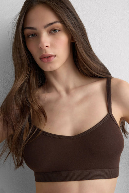 Bra Top in Ultralight with Cashmere