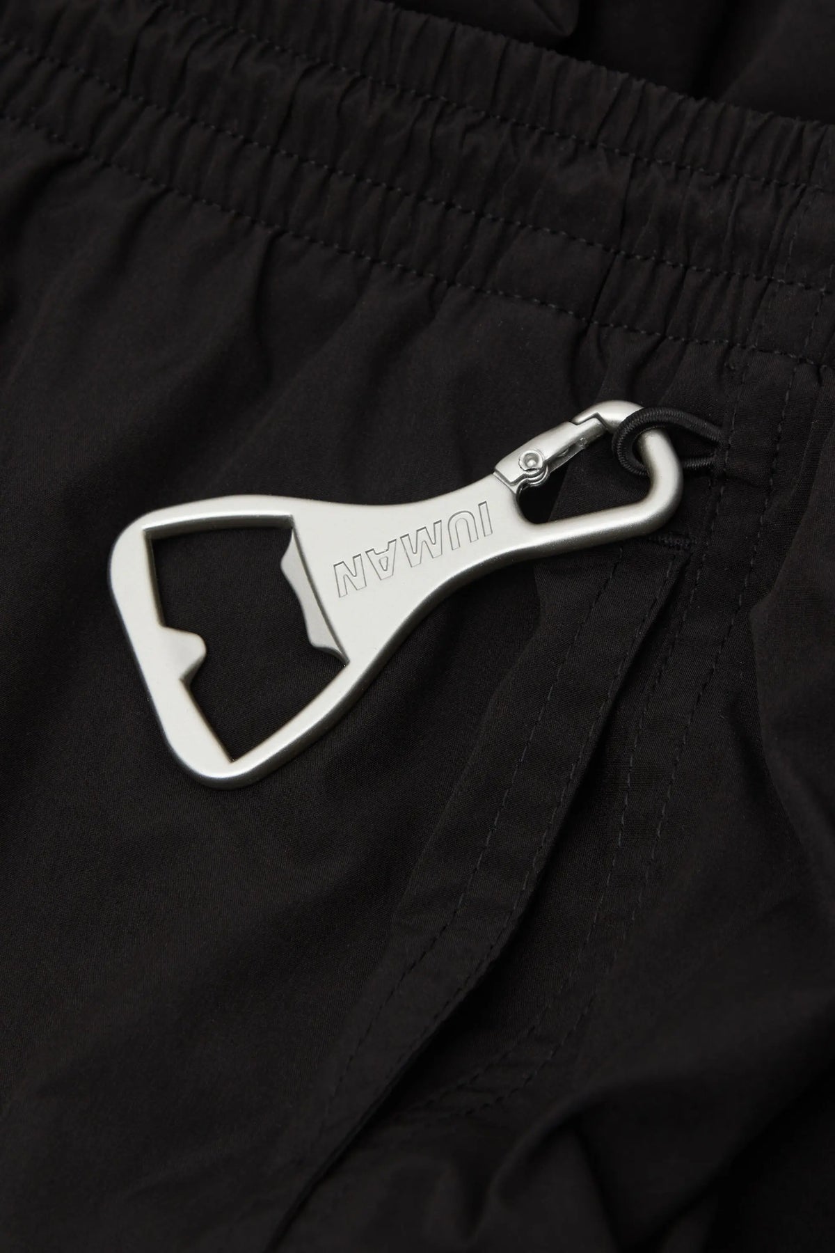 Long Solid Color Swim Trunks