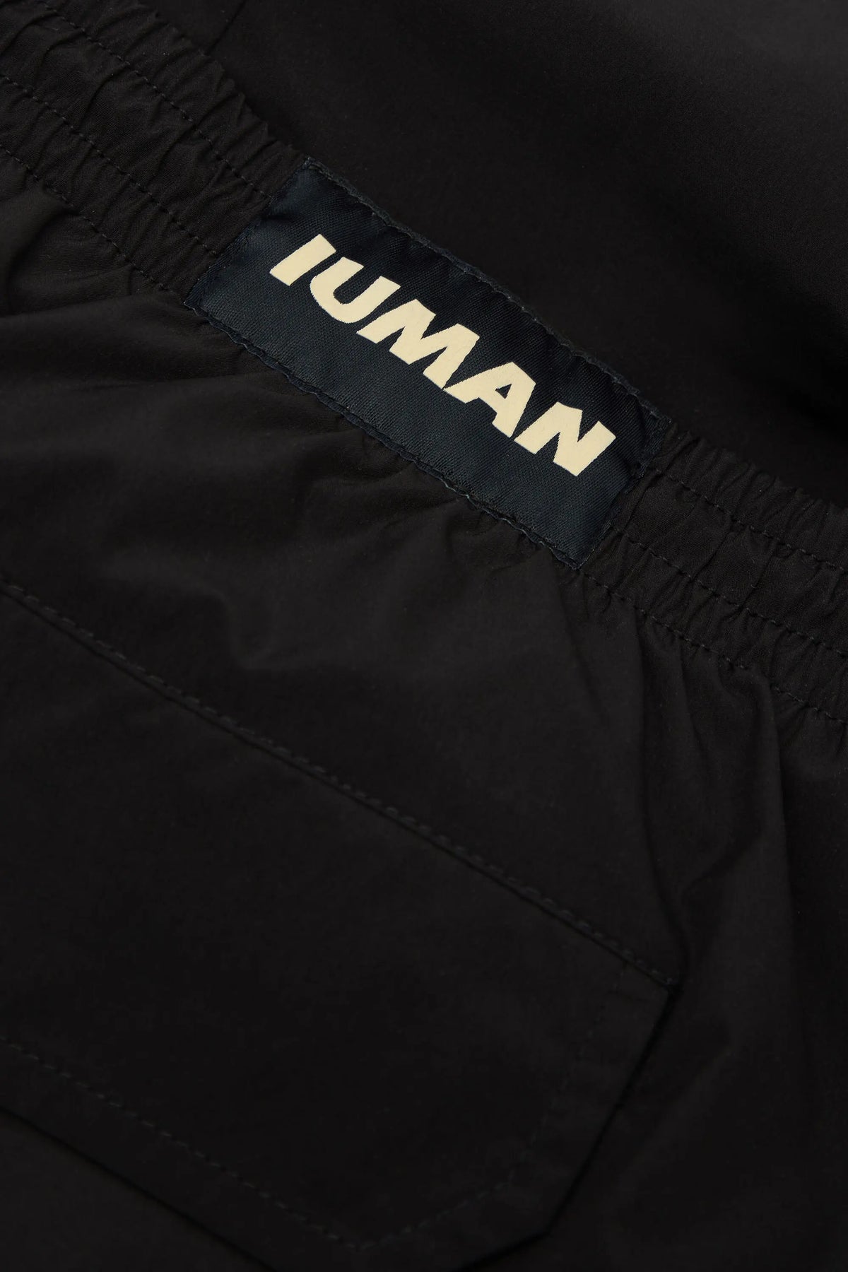 Long Solid Color Swim Trunks