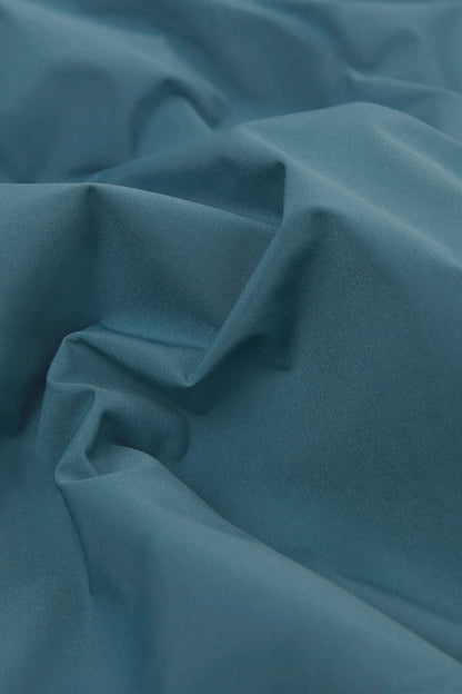 Long Solid Color Swim Trunks