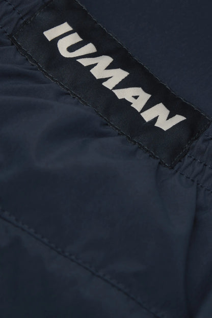 Long Solid Color Swim Trunks