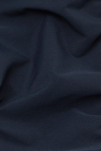 Long Solid Color Swim Trunks