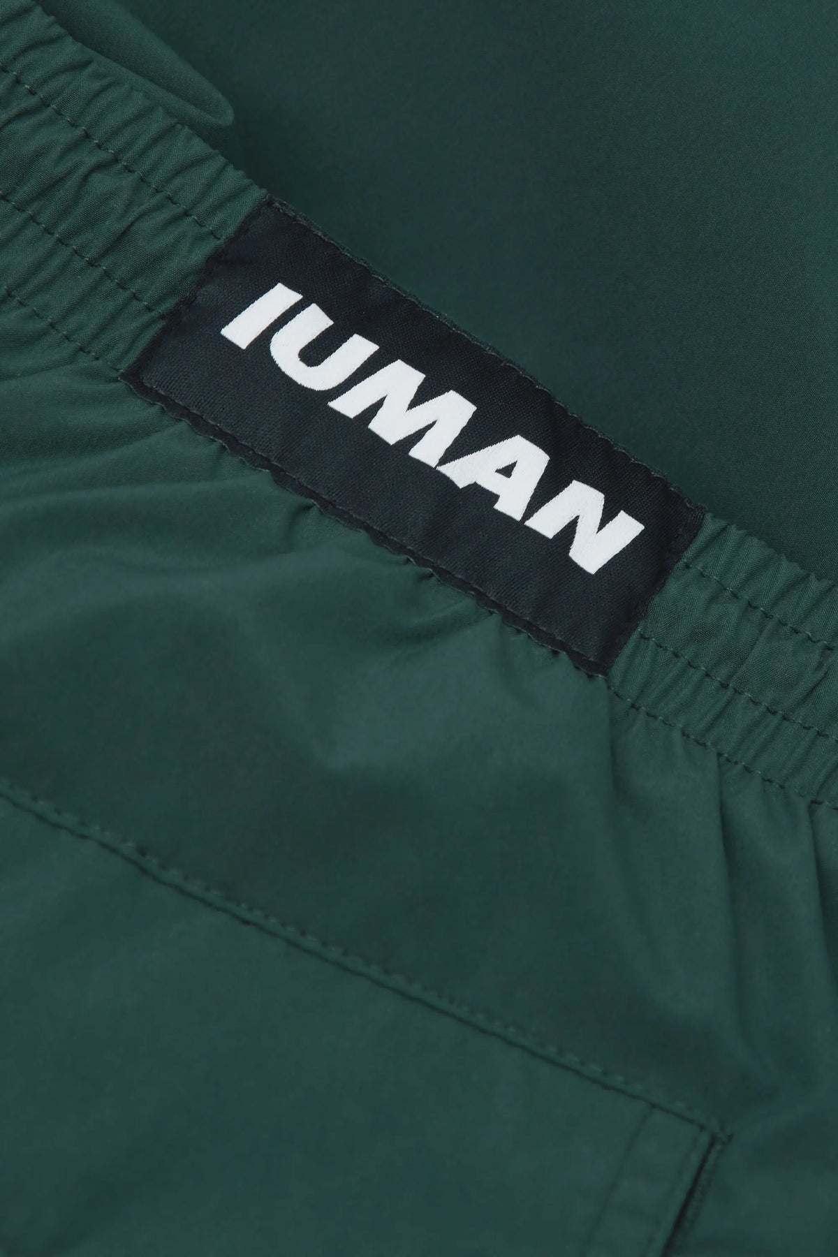 Long Solid Color Swim Trunks
