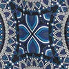 Blue Shaded Mosaic Print Swim Trunks