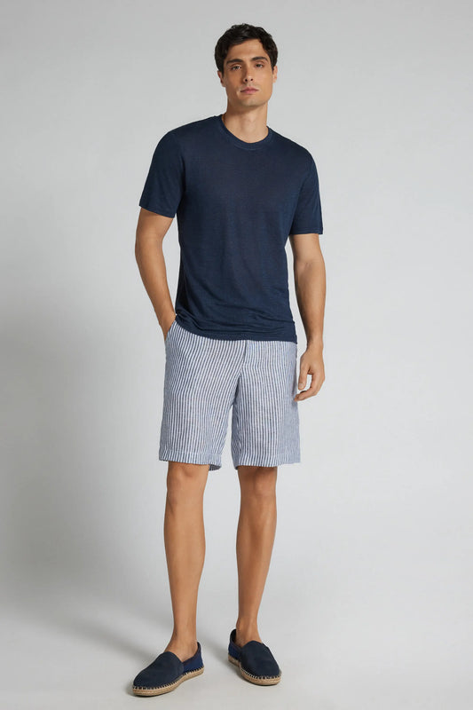 Men&rsquo;s Shorts in 100% Linen