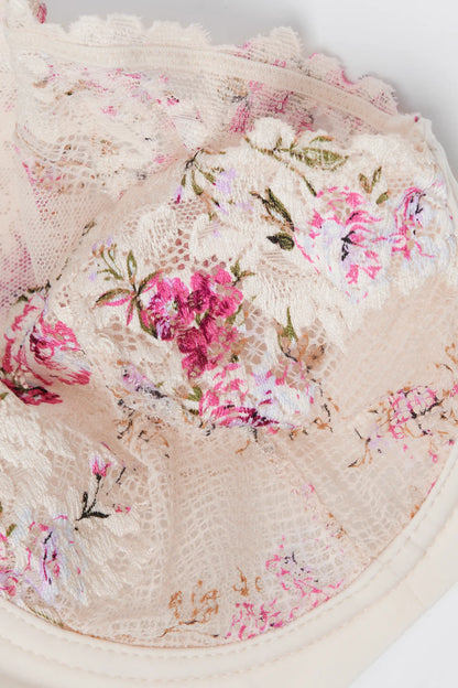 Pretty Flowers Print Denise Balconette Bra