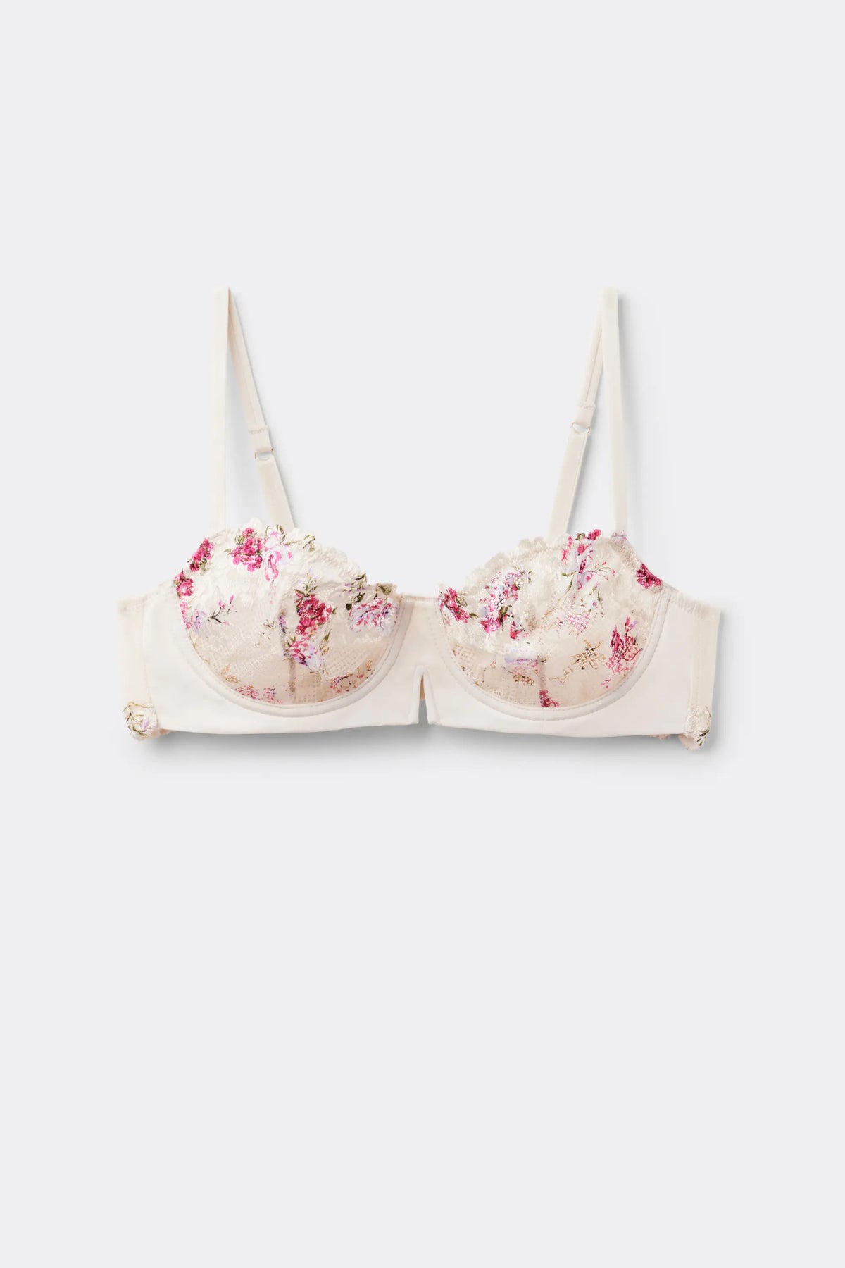 Pretty Flowers Print Denise Balconette Bra