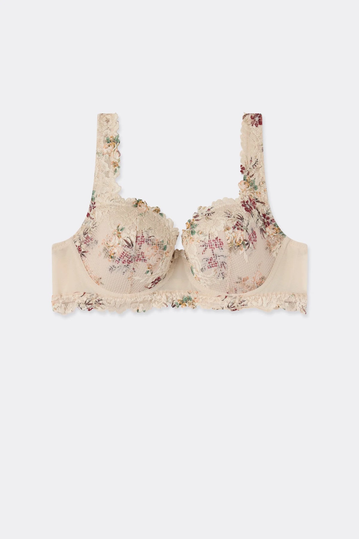 Pretty Flowers Print Sofia Balconette Bra