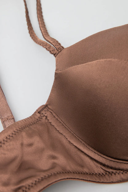 Sofia Natural Lift Balconette Bra in Silk