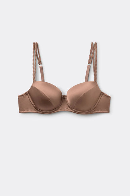 Sofia Natural Lift Balconette Bra in Silk