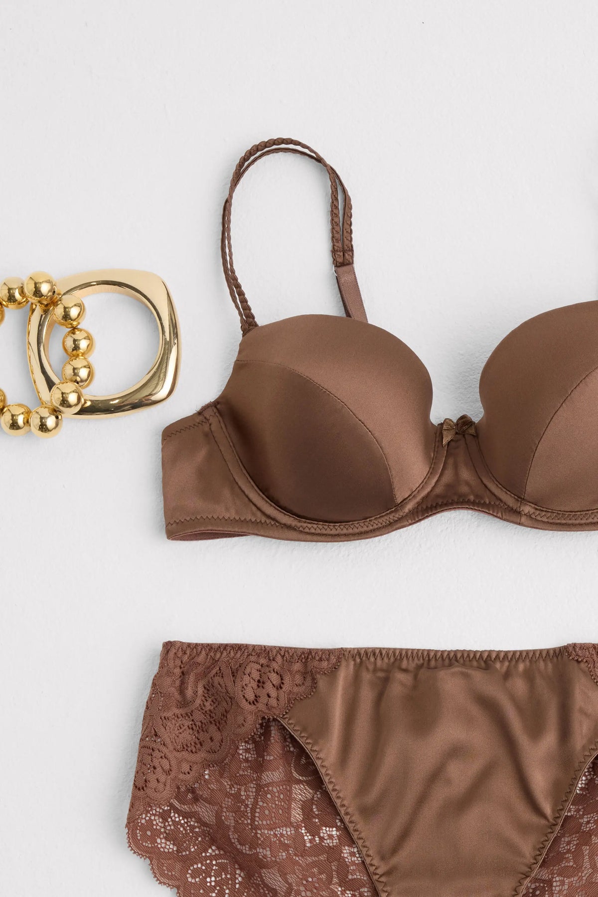 Sofia Natural Lift Balconette Bra in Silk