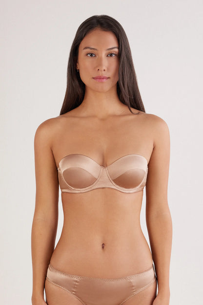 Giada Silk Bandeau Bra