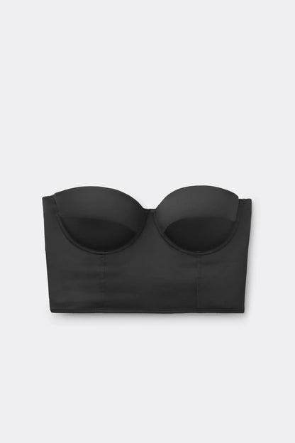 Giada Silk Bandeau Bustier