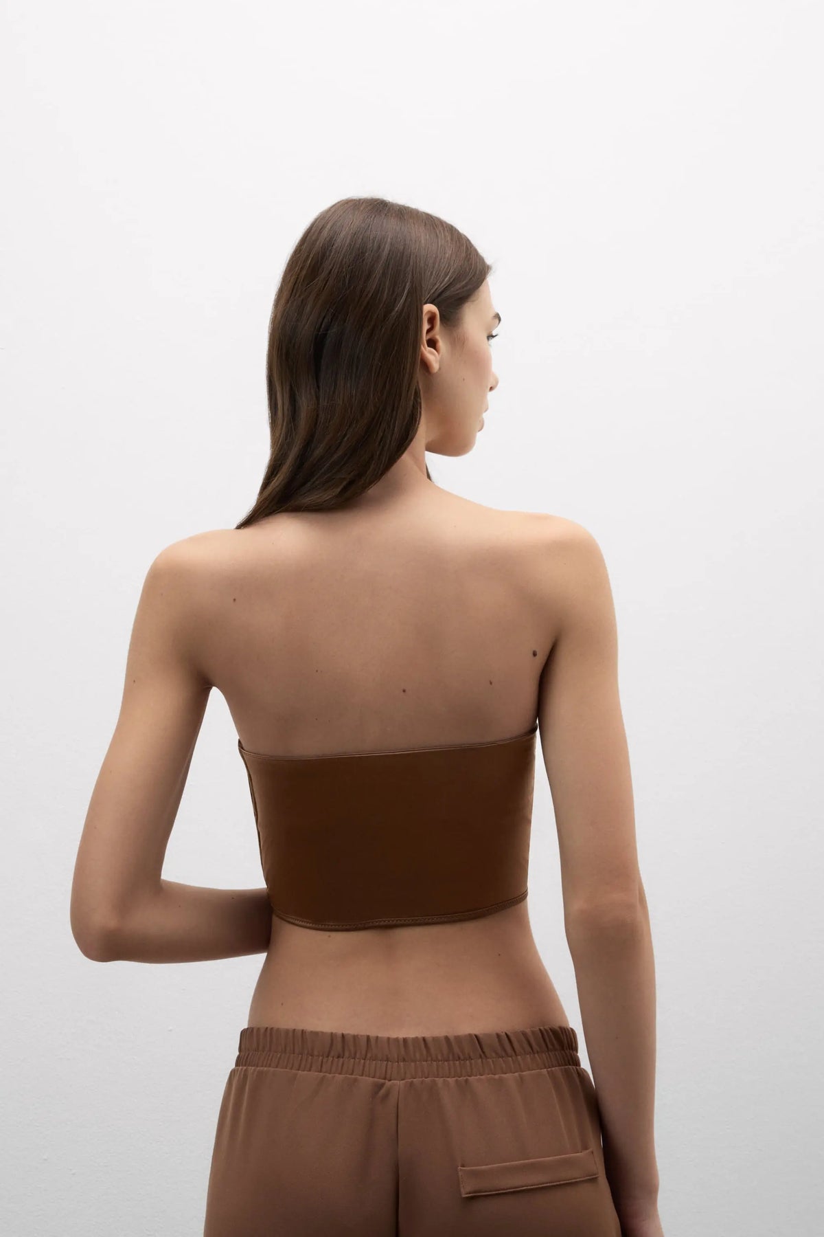 Giada Silk Bandeau Bustier