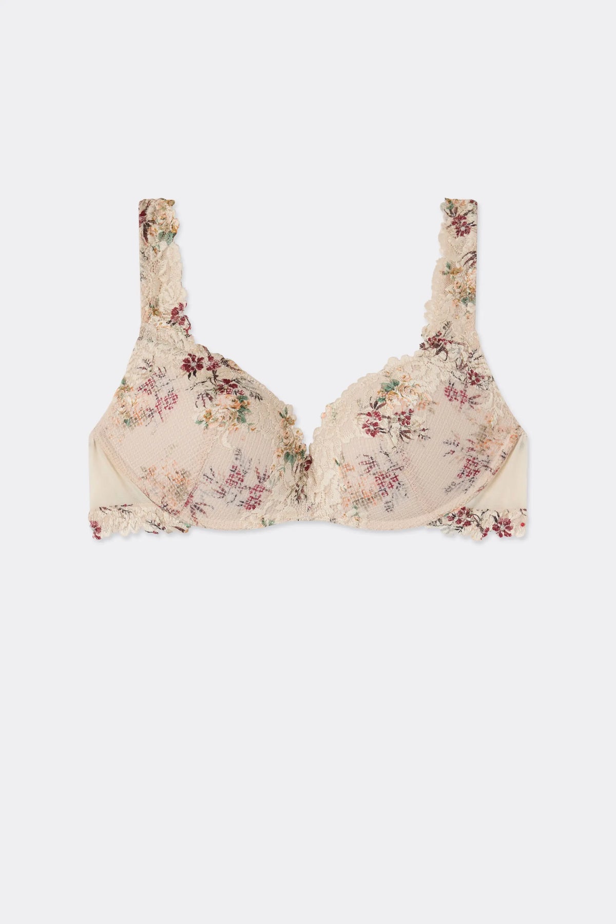 Pretty Flowers Print Gioia Super Push-Up Bra
