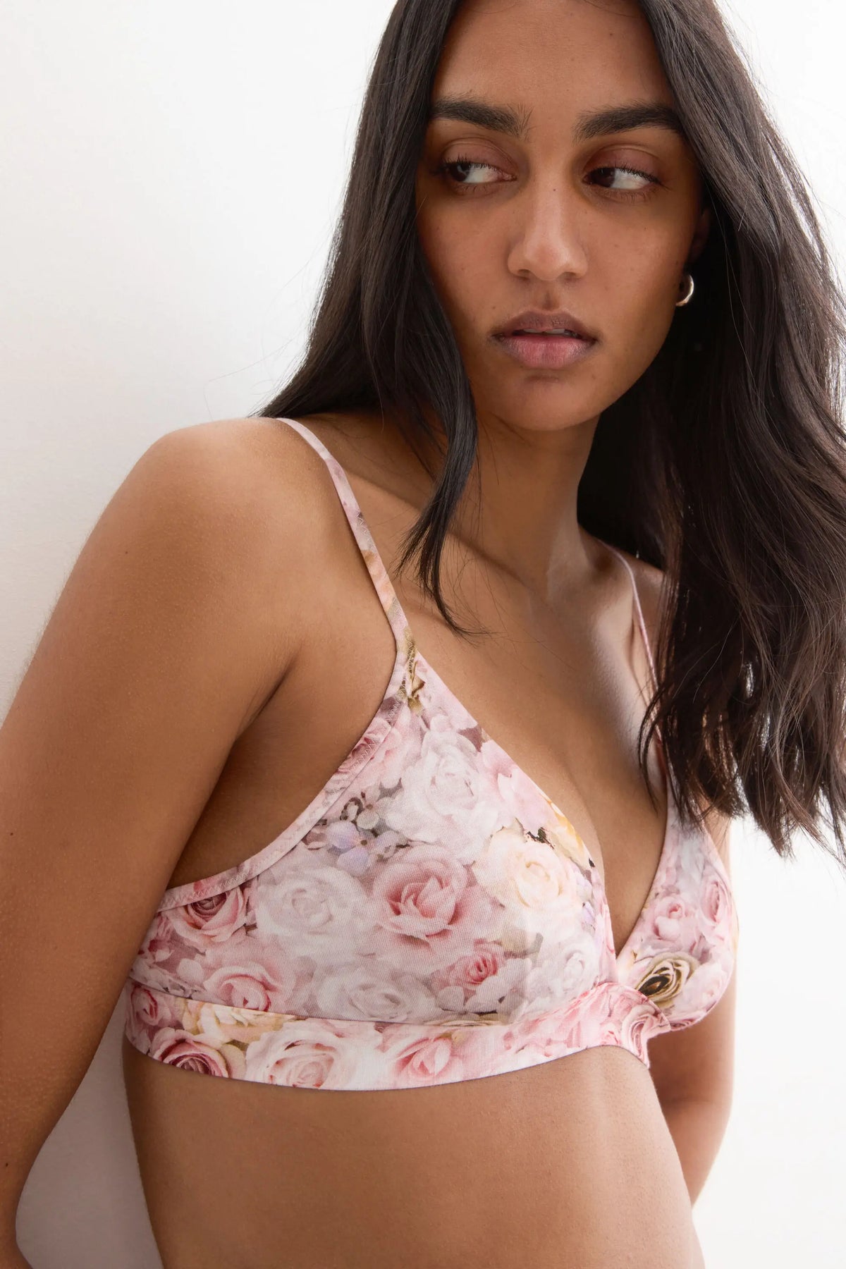 Emma Triangle Bra in Fresh Bamboo I Bloom for You