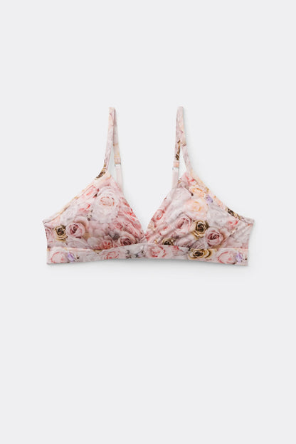 Emma Triangle Bra in Fresh Bamboo I Bloom for You