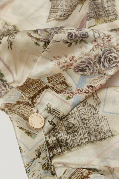 Emma La Dolce Vita Triangle Bra in Silk