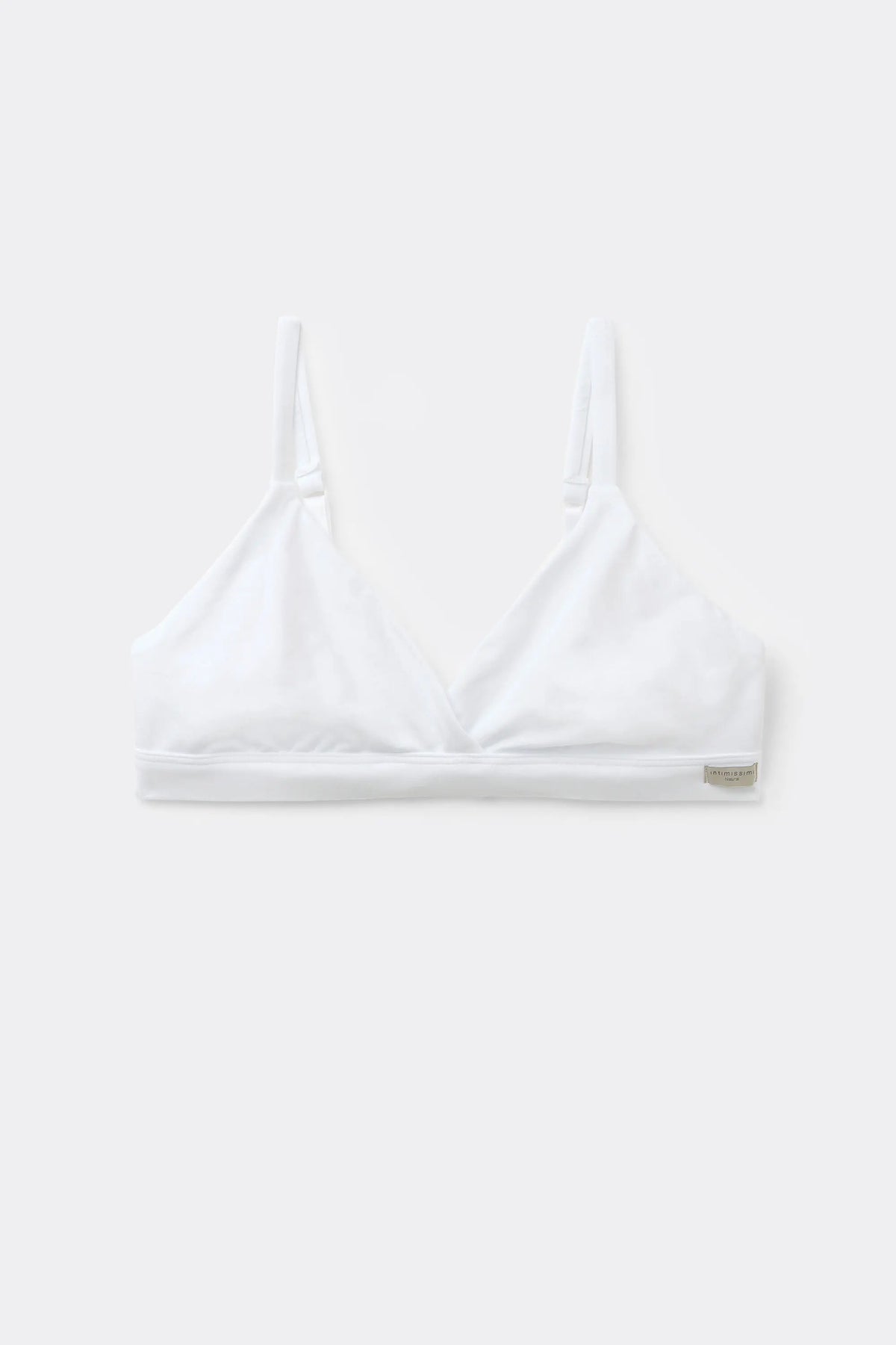 Emma Triangle Bra in Natural Cotton