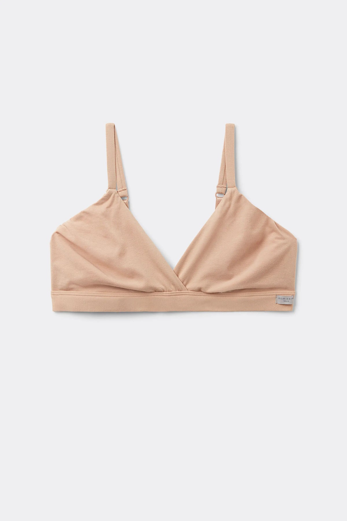 Emma Triangle Bra in Natural Cotton